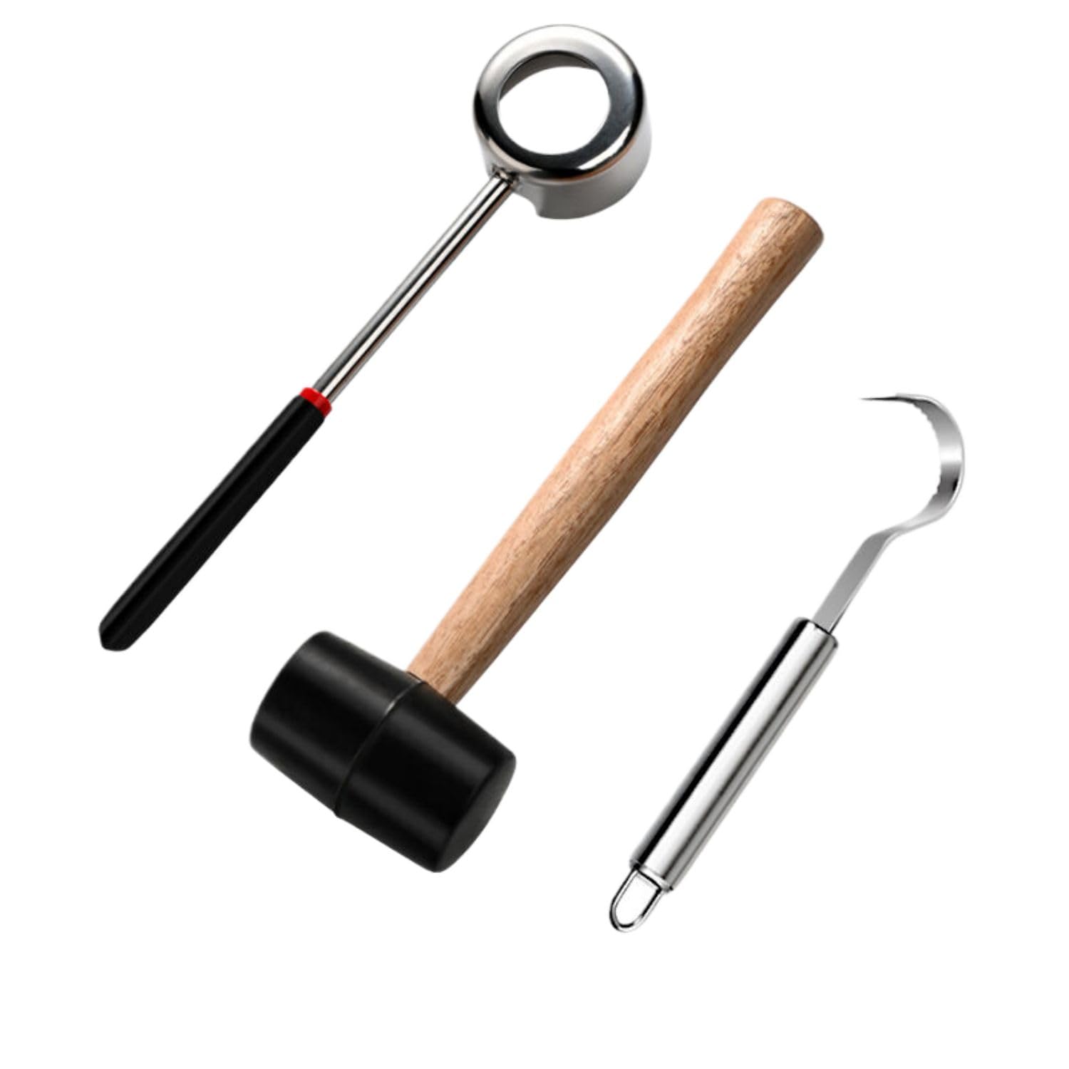 椰㮈 Amazon.com: 开椰子神器全自动开椰器不锈开壳器开口器Nut Shell
